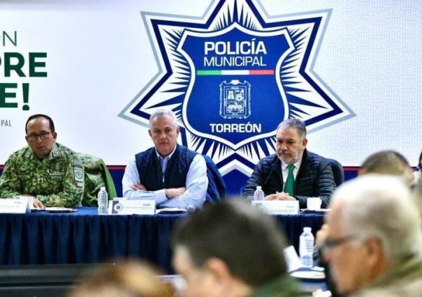 Reforzarán coordinación en reuniones de seguridad en Torreón